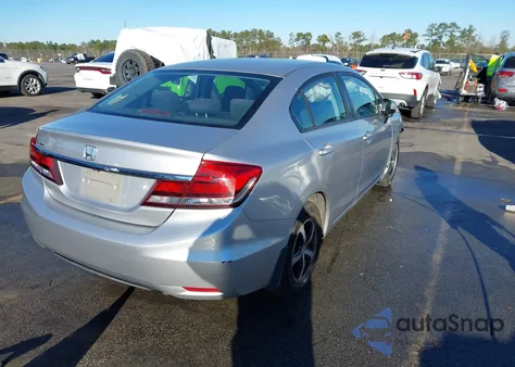 2015 Honda Civic Se из США, поврежденный, VIN 19XFB2F71FE030970